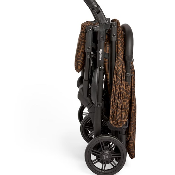 Fendi Brown and Black Kids Stroller - Picture 2 of 2